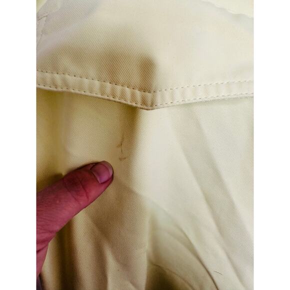 SIMON MILLER Butter Yellow Paper-Bag Waist Casual Galen Fitted Pants Size Large - Picture 8 of 16